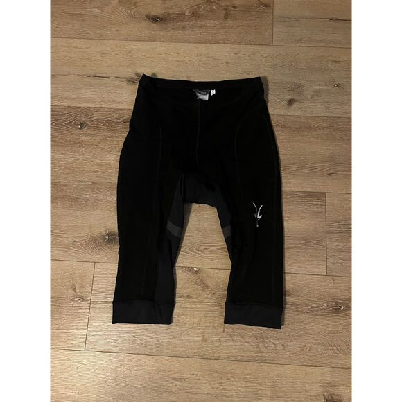 Ibex Wool Blend Made in USA Black Bicycle Biking Bike Riding Knicker Size XL - Picture 1 of 3